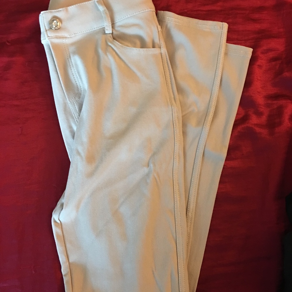 Small khaki jeggings